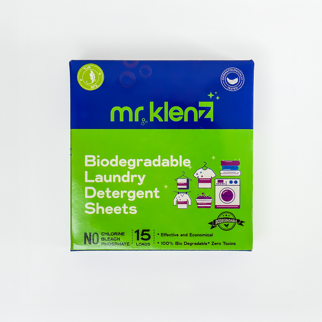 Biodegradable Laundry Detergent Sheets | Detergent Sheets | Mr. Klenz ...